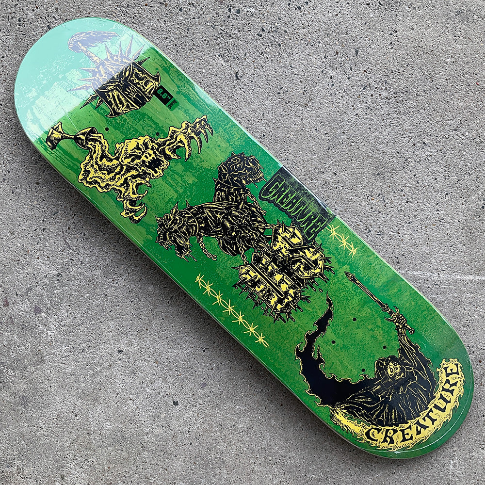 8.6in x 31.95in MARTINEZ CREACH US STUMPS PRO SKATEBOARD DECK