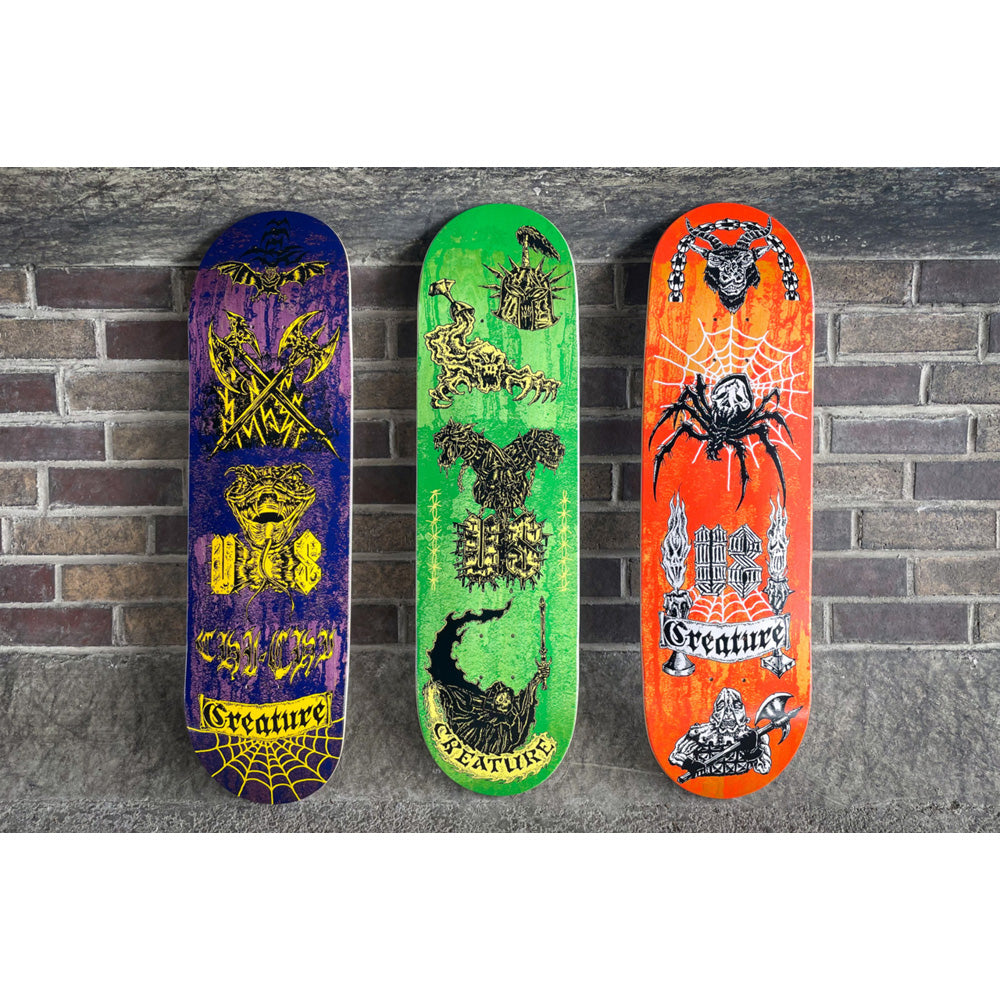 8.8in x 31.95in PROVOST CREACH US STUMPS PRO SKATEBOARD DECK