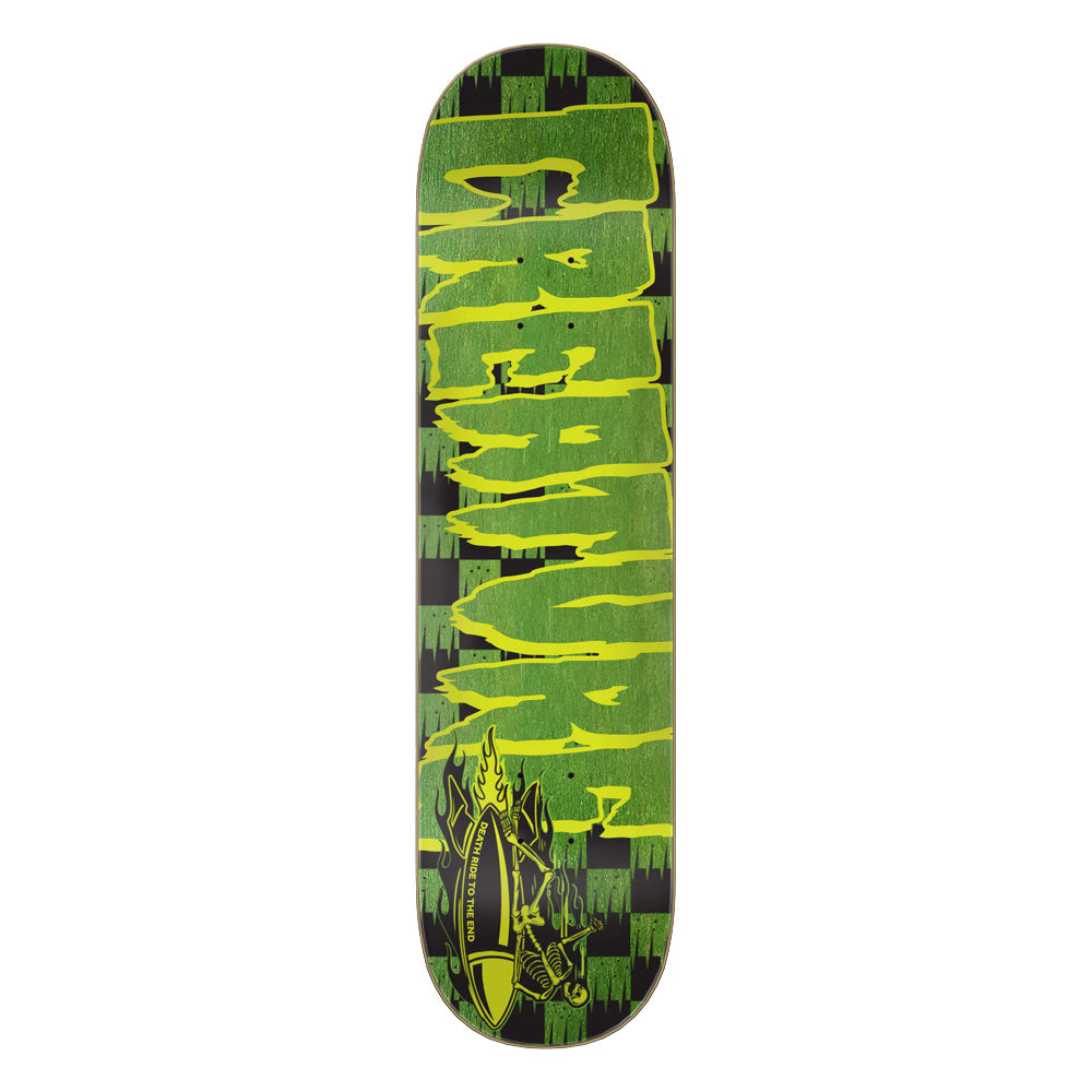 8.0in x 31.5in DEATH RIDER STUMPS SKATEBOARD DECK