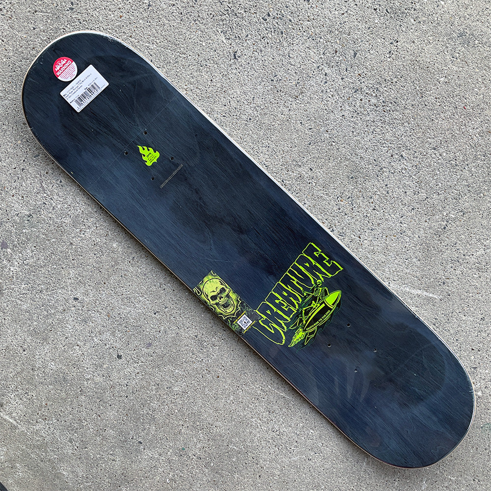 8.0in x 31.5in DEATH RIDER STUMPS SKATEBOARD DECK