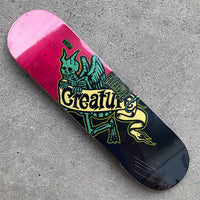 8.13in x 31.45in IMP RELIC STUMPS SKATEBOARD DECK