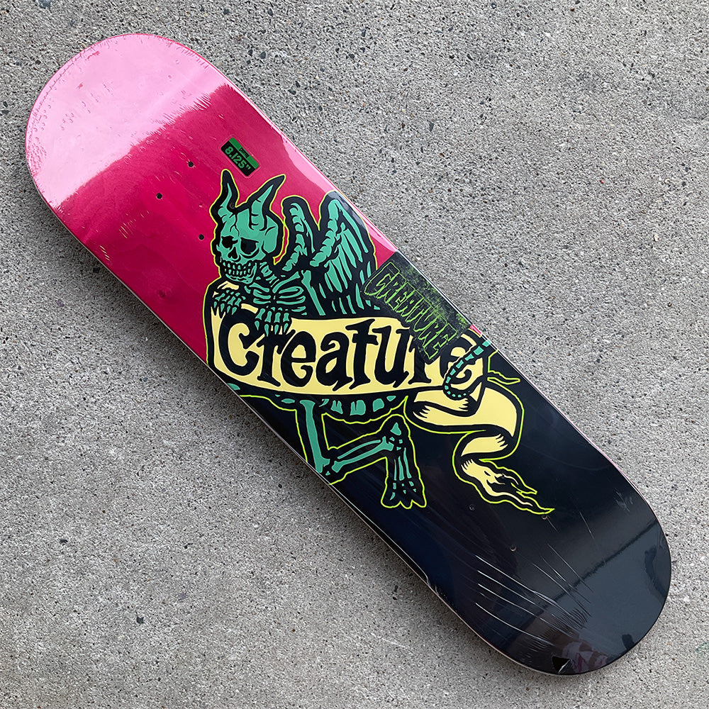 8.13in x 31.45in IMP RELIC STUMPS SKATEBOARD DECK