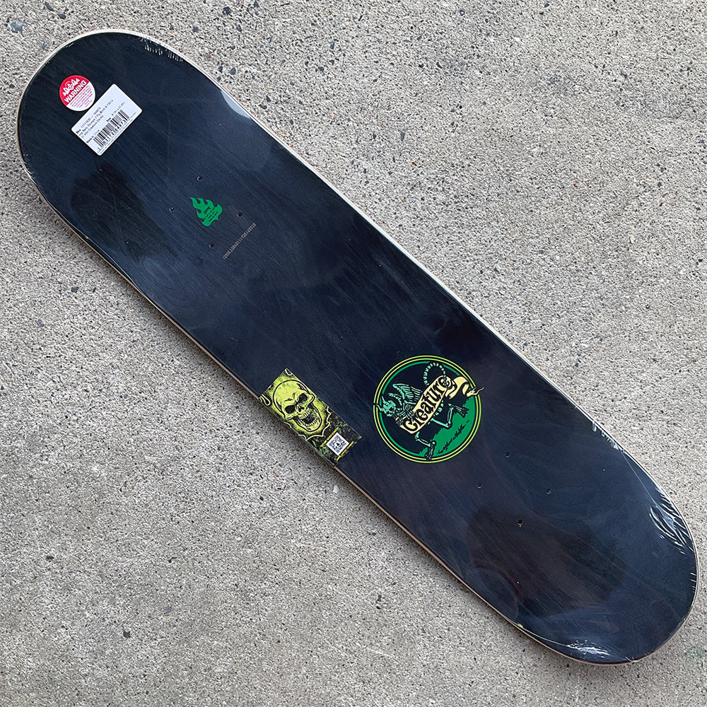 8.13in x 31.45in IMP RELIC STUMPS SKATEBOARD DECK