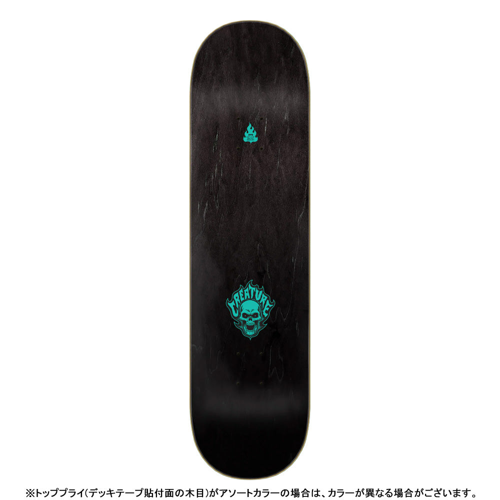 8.25in x 31.8in COMICBOOK RELIC STUMPS SKATEBOARD DECK