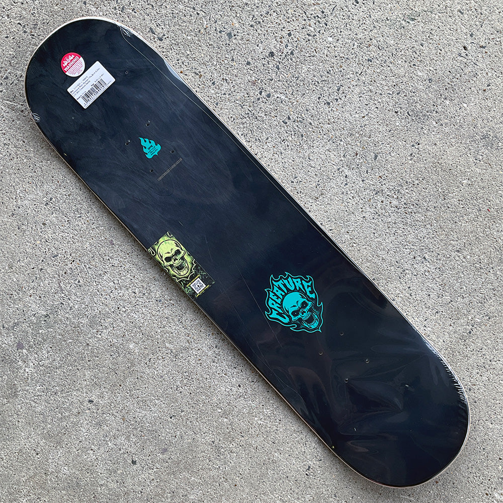 8.25in x 31.8in COMICBOOK RELIC STUMPS SKATEBOARD DECK