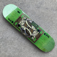 8.2in x 32.0in HESHKING TWIN SM SKATEBOARD DECK