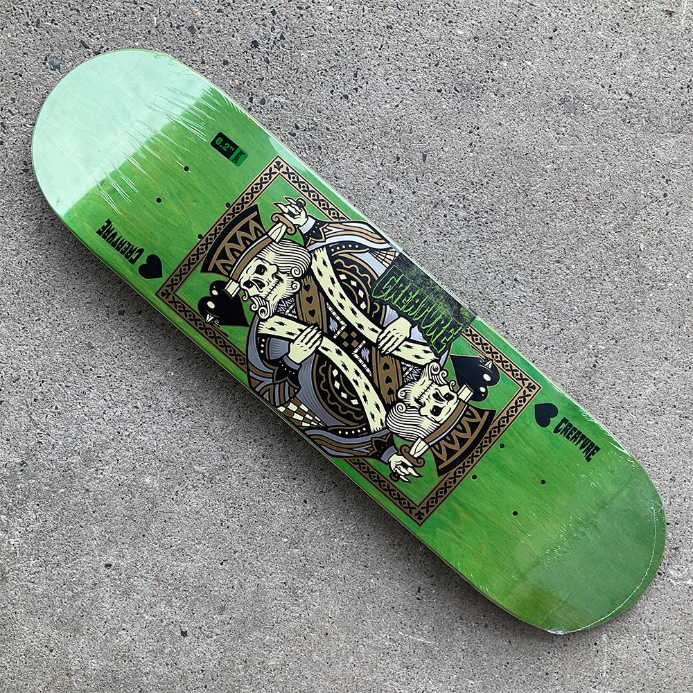 8.2in x 32.0in HESHKING TWIN SM SKATEBOARD DECK
