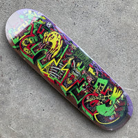 9.25in x 31.95in HALLUCINATION SKATEBOARD DECK