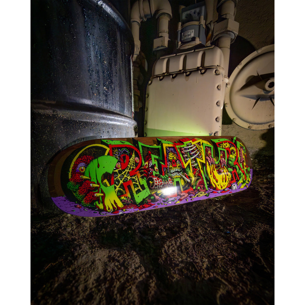 9.25in x 31.95in HALLUCINATION SKATEBOARD DECK