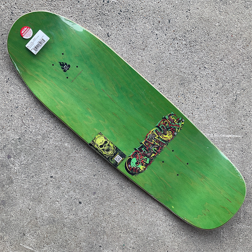 9.55in x 30.46in HALLUCINATION BEAST SKATEBOARD DECK