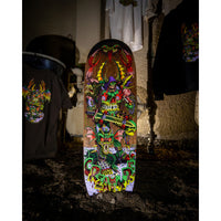 9.55in x 30.46in HALLUCINATION BEAST SKATEBOARD DECK
