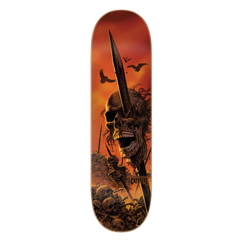 8.75in x 32.15in PROVOST WASTED PRO SKATEBOARD DECK