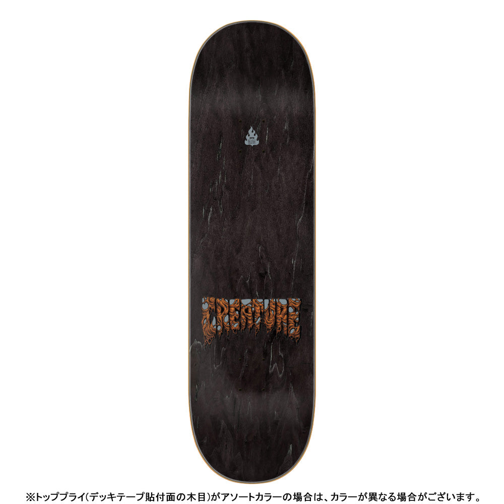8.75in x 32.15in PROVOST WASTED PRO SKATEBOARD DECK