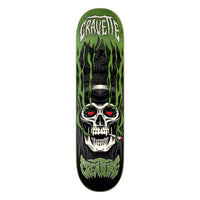 8.3in x 32.2in GRAVETTE HIPPIE SKULL Ⅳ PRO SKATEBOARD DECK