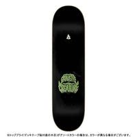 8.3in x 32.2in GRAVETTE HIPPIE SKULL Ⅳ PRO SKATEBOARD DECK