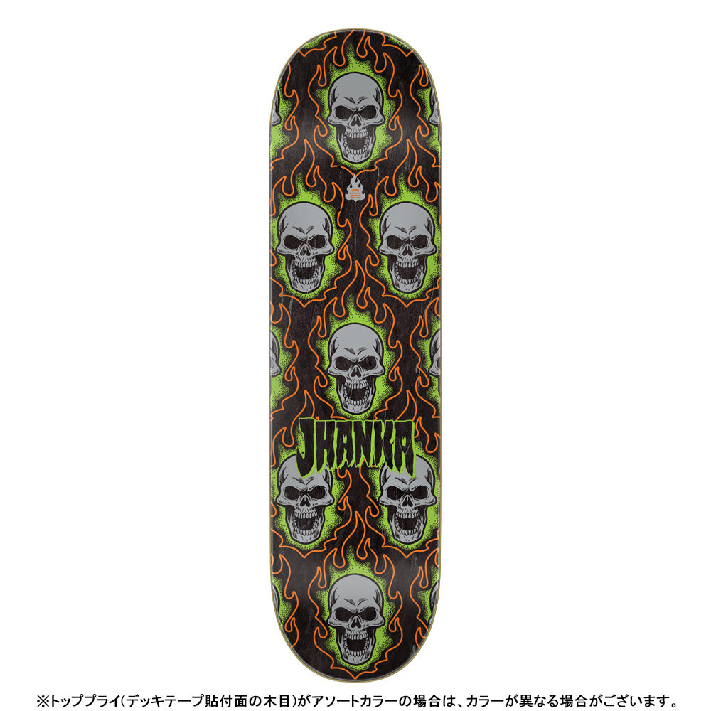 8.375in x 32.0in GONZALEZ BONEHEAD PRO SKATEBOARD DECK
