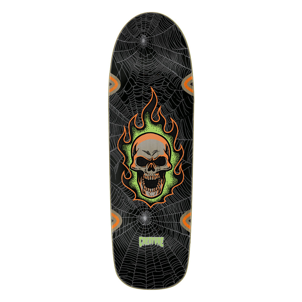 9.0in x 31.68in BONEHEAD WEBBED TEAM SKATEBOARD DECK