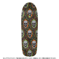 9.0in x 31.68in BONEHEAD WEBBED TEAM SKATEBOARD DECK