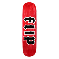 8.0in x 31.39in CANCELLED RED STAIN TEAM SKATEBOARD DECK