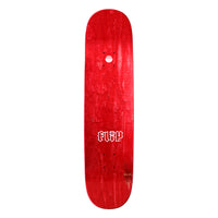 8.0in x 31.39in CANCELLED RED STAIN TEAM SKATEBOARD DECK