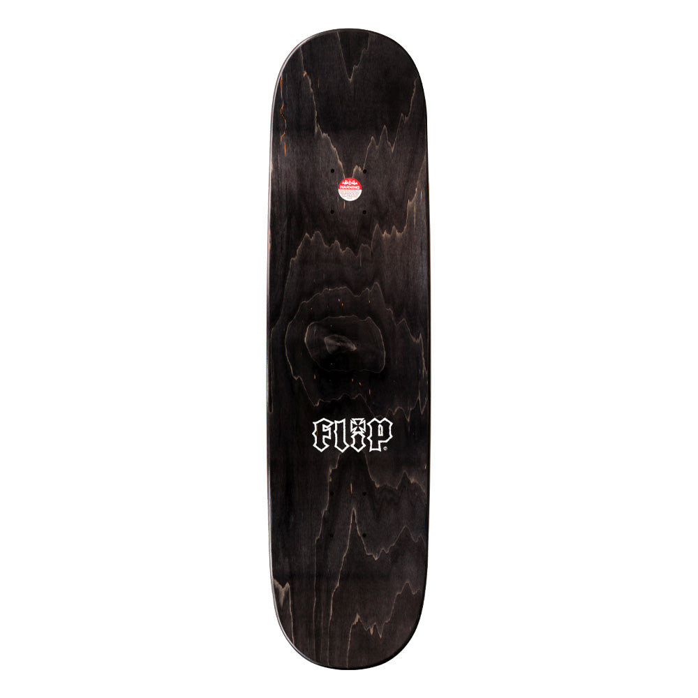 8.25in x 31.71in CANCELLED BLACK STAIN TEAM SKATEBOARD DECK