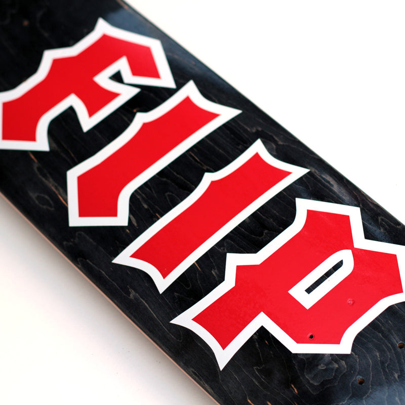 8.25in x 31.71in CANCELLED BLACK STAIN TEAM SKATEBOARD DECK