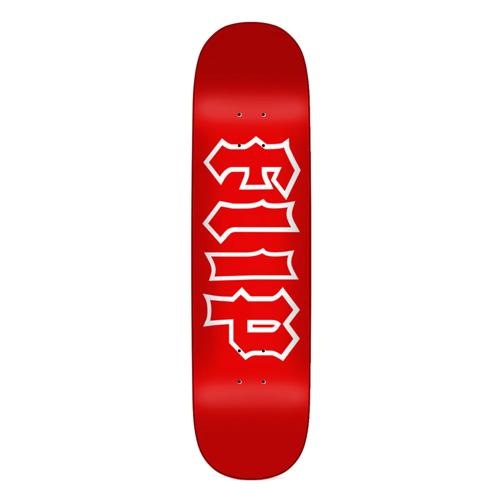 8.0in x 31.39in CANCELLED DIPPED REDOUT TEAM SKATEBOARD DECK