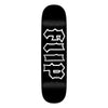 8.25in x 31.71in CANCELLED DIPPED BLACKOUT TEAM SKATEBOARD DECK