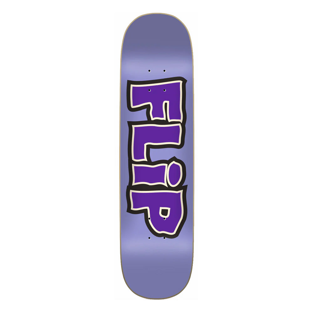 8.25in x 31.71in MELTDOWN PURPLE TEAM SKATEBOARD DECK