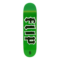 7.625in x 31.6in YOUNG ONE CANCELLED GREEN TEAM SKATEBOARD DECK