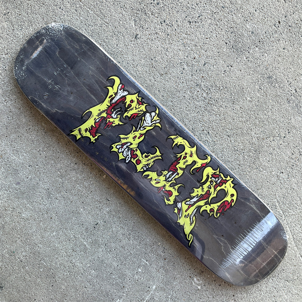 8.0in x 31.39in SKINS&BONES TEAM SKATEBOARD DECK