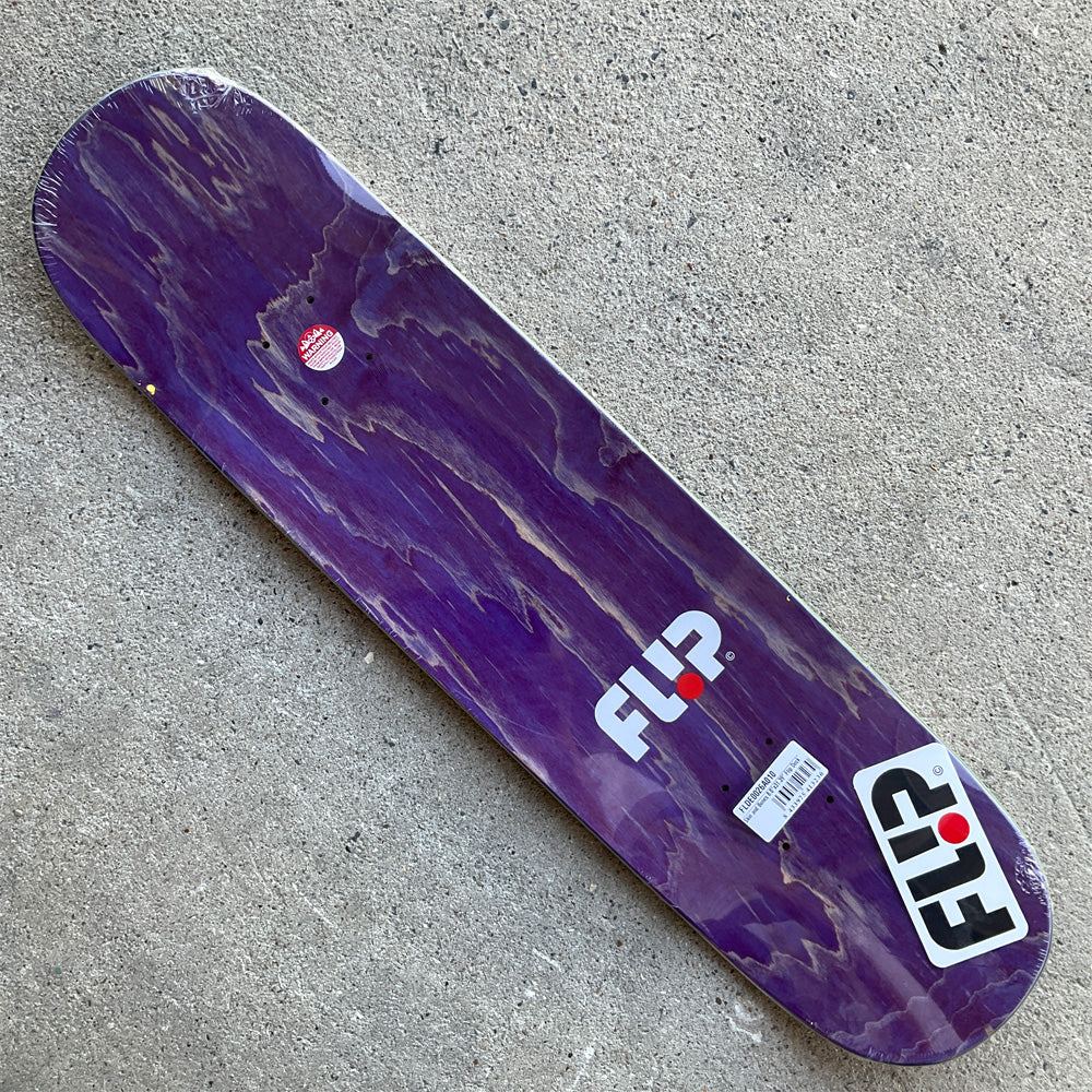 8.0in x 31.39in SKINS&BONES TEAM SKATEBOARD DECK