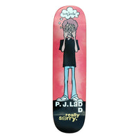 8.125in x 31.59in LADD REALLY SORRY PRO SKATEBOARD DECK