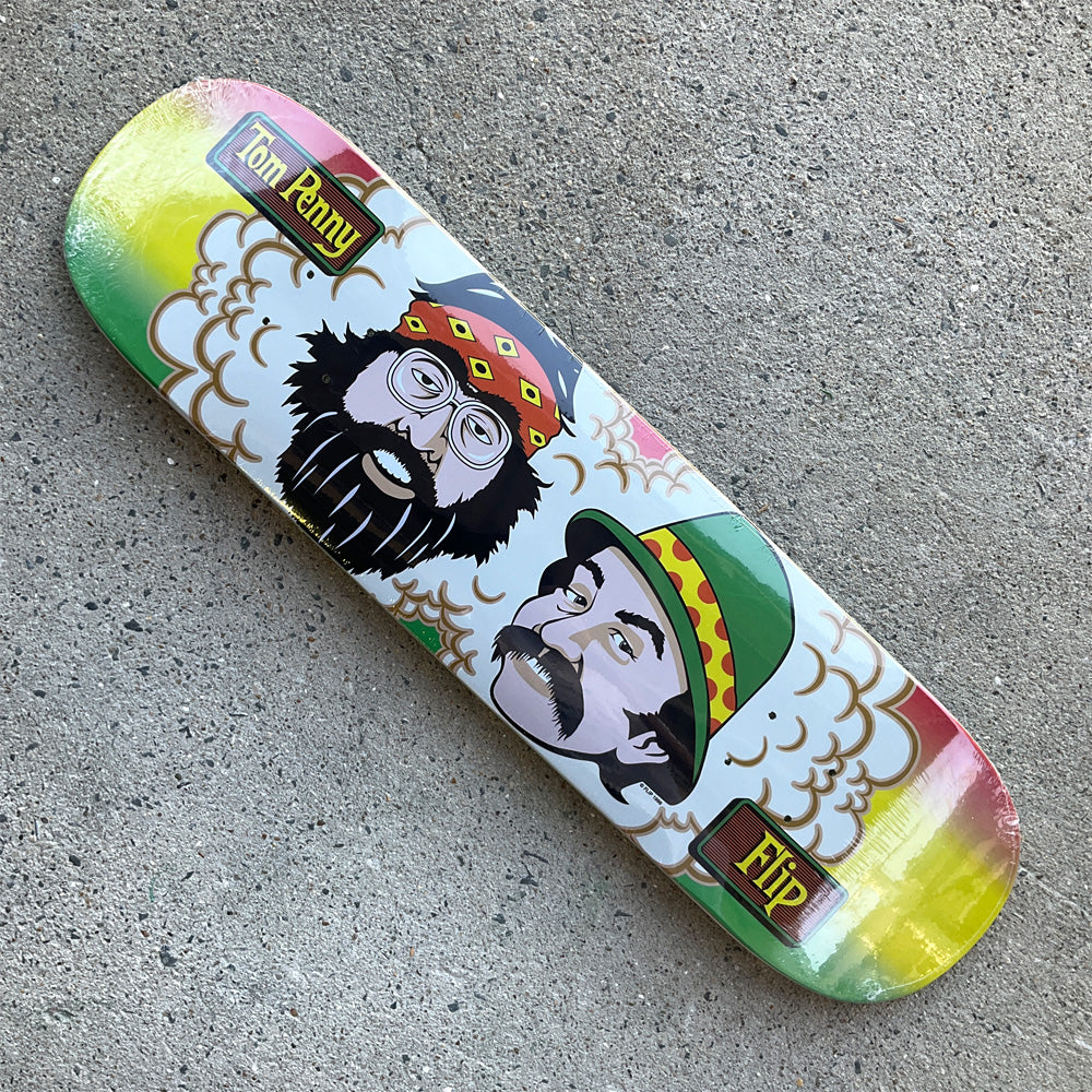 8.25in x 31.71in RASTA STRIPE PENNY PRO SKATEBOARD DECK