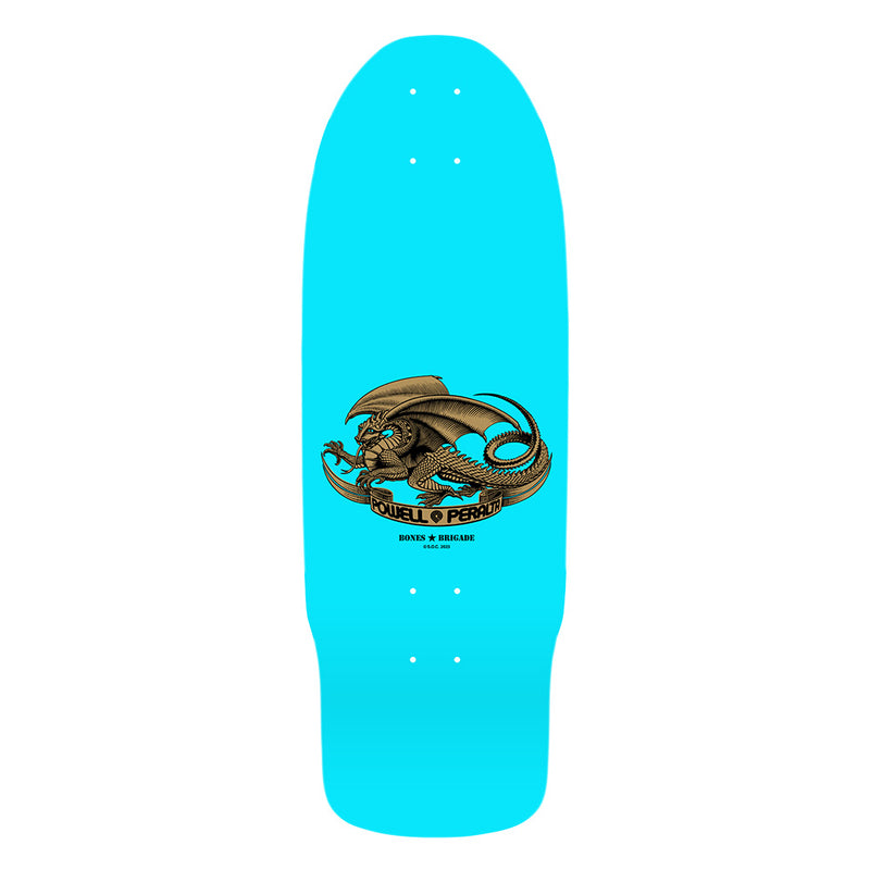 10.09in x 29.69in BONES BRIGADE® STEVE CABALLERO SERIES 15 REISSUE BLUE SKATEBOARD DECK