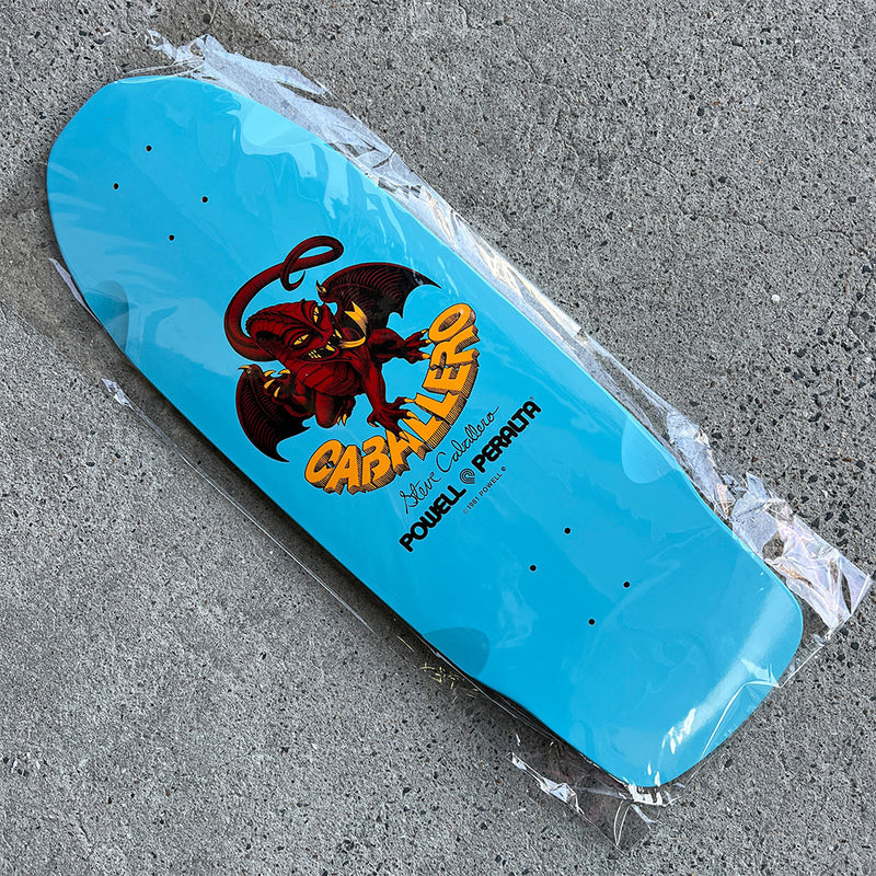 10.09in x 29.69in BONES BRIGADE® STEVE CABALLERO SERIES 15 REISSUE BLUE SKATEBOARD DECK