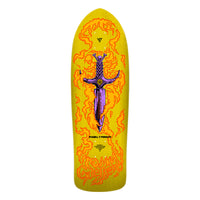 9.75in x 30.27in BONES BRIGADE® TOMMY GUERRERO SERIES 15 REISSUE YELLOW SKATEBOARD DECK