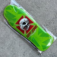 10.38in x 30.25in BONES BRIGADE® TONY HAWK SERIES 15 REISSUE GREEN SKATEBOARD DECK