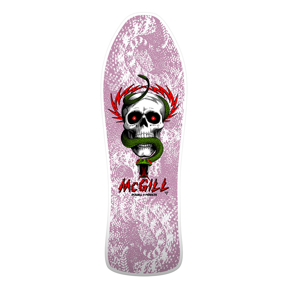 10.0in x 30.58in BONES BRIGADE® MIKE MCGILL SERIES 15 REISSUE PURPLE SKATEBOARD DECK