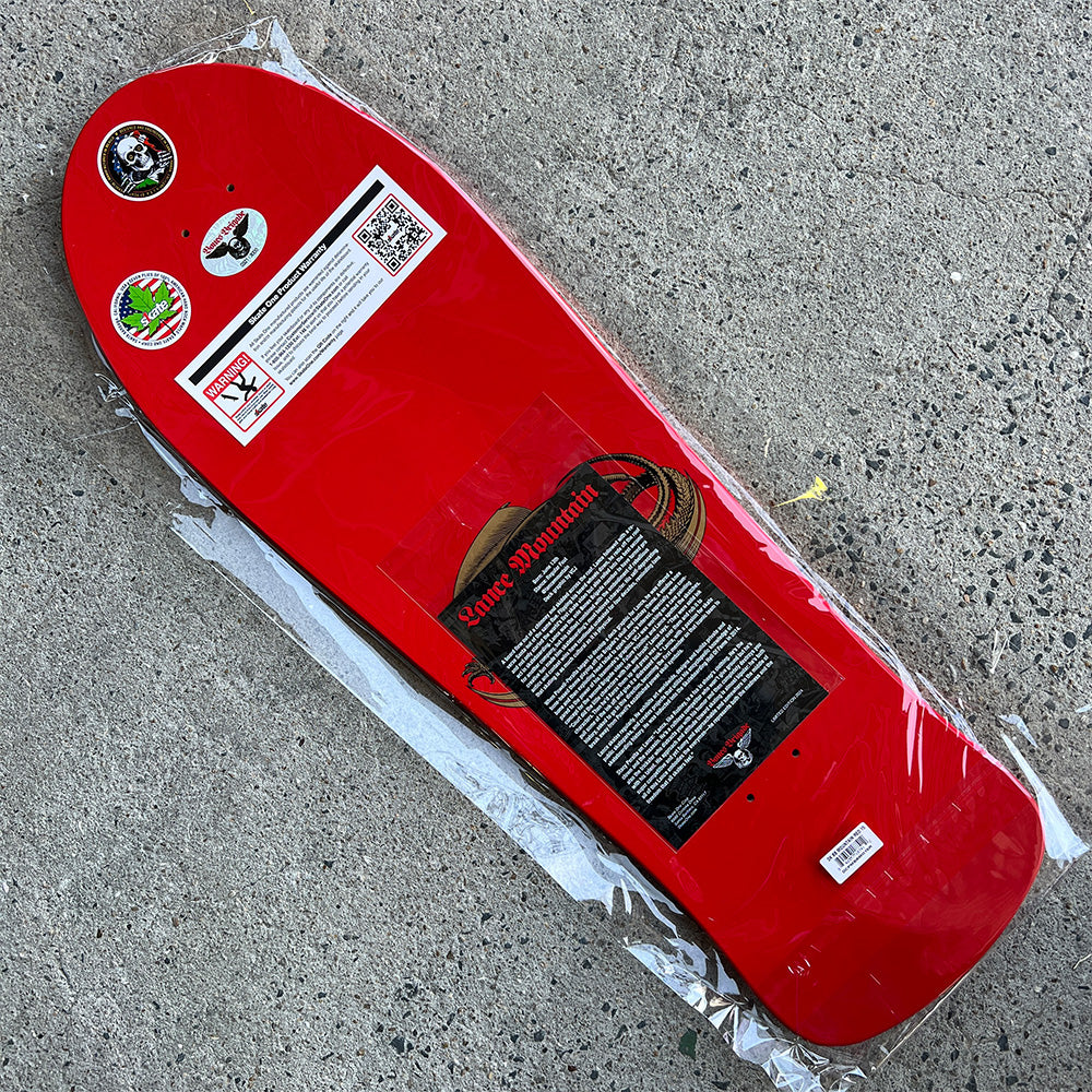 9.9in x 30.67in BONES BRIGADE® LANCE MOUNTAIN SERIES 15 REISSUE