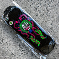 9.75in x 31.12in STEVE CABALLERO MASK REISSUE BLACKLIGHT SKATEBOARD DECK SHAPE 211