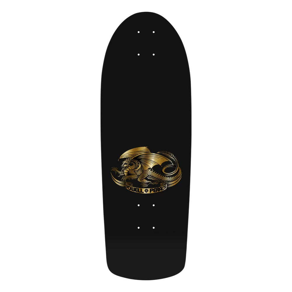 10.0in x 30.0in OG RIPPER CHECKER REISSUE DECK GOLD FOIL SKATEBOARD DECK SHAPE 265