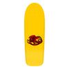 10.0in x 30.0in SKULL & NUNCHUCKS BRUCE LEE COLLAB YELLOW SKATEBOARD DECK SHAPE 166