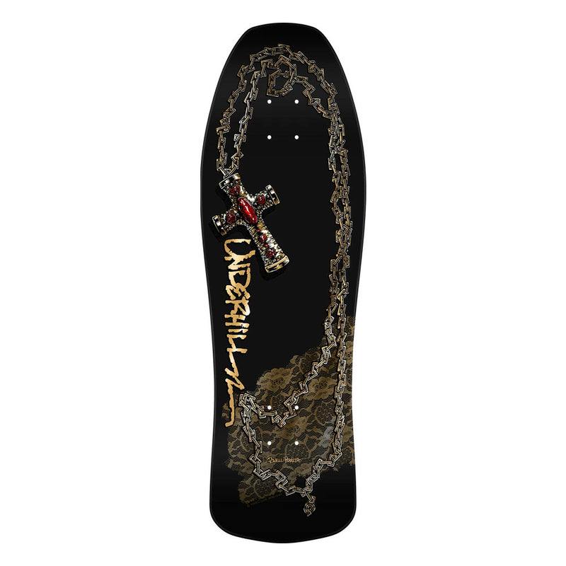 10.0in x 31.5in RAY UNDERHILL CROSS REISSUE SKATEBOARD DECK SHAPE 175