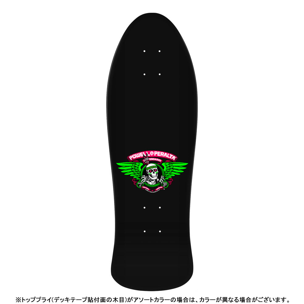 10.0in x 30.81in STEVE SAIZ TOTEM REISSUE BLKLIGHT SKATEBOARD DECK SHAPE 282