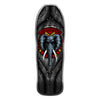 9.85in x 30.0in VALLELY ELEPHANT SILVER FOIL SKATEBOARD DECK SHAPE 163