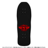 9.85in x 30.0in VALLELY ELEPHANT SILVER FOIL SKATEBOARD DECK SHAPE 163