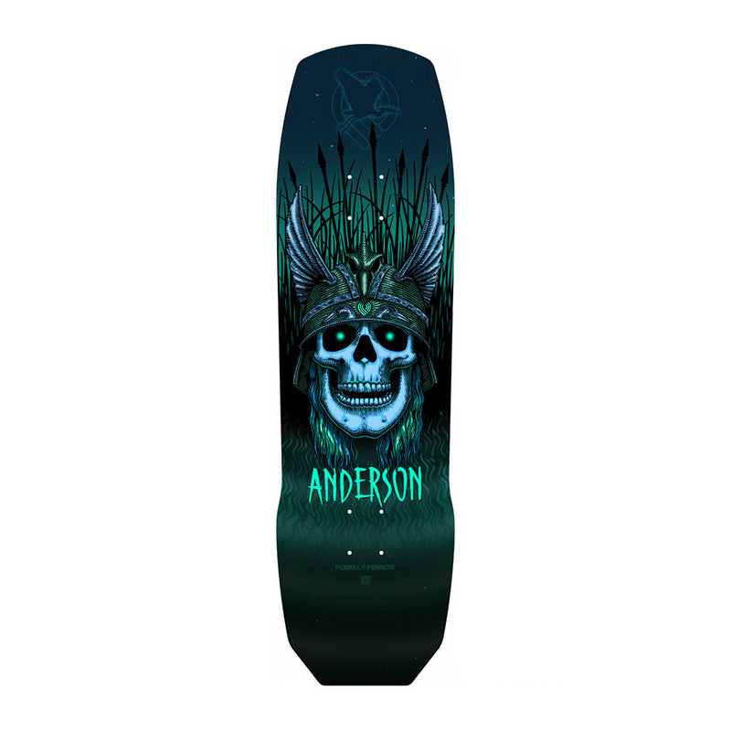 9.13in x 32.8in PRO ANDY ANDERSON HERON 7-PLY MAPLE SKATEBOARD DECK