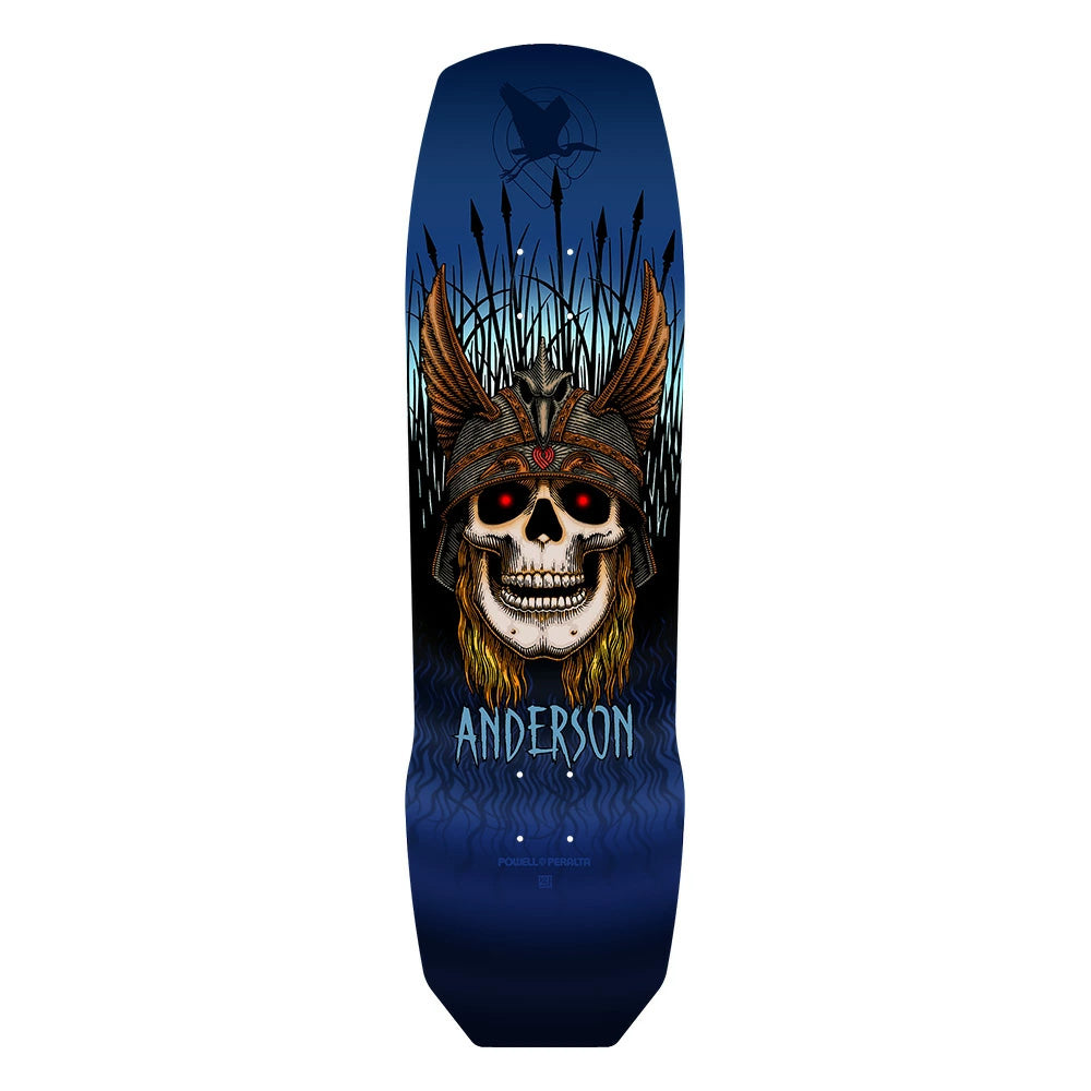 9.13in x 32.8in ANDY ANDERSON HERON PRO SKATEBOARD DECK SHAPE 290