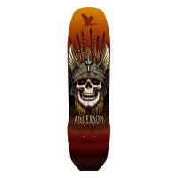 8.45in x 31.8in ANDY ANDERSON HERON PRO SKATEBOARD DECK SHAPE 289